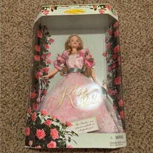NRFB Rose Barbie Garden of Flowers Cottagecore Vintage 90’s Mattel
